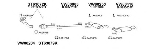 VENEPORTE 800587 Exhaust System